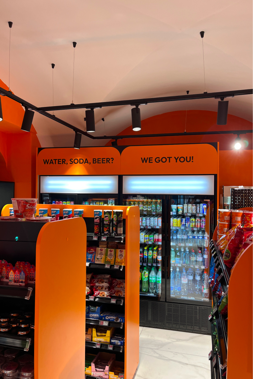 Pitstop Minimarket interior detail