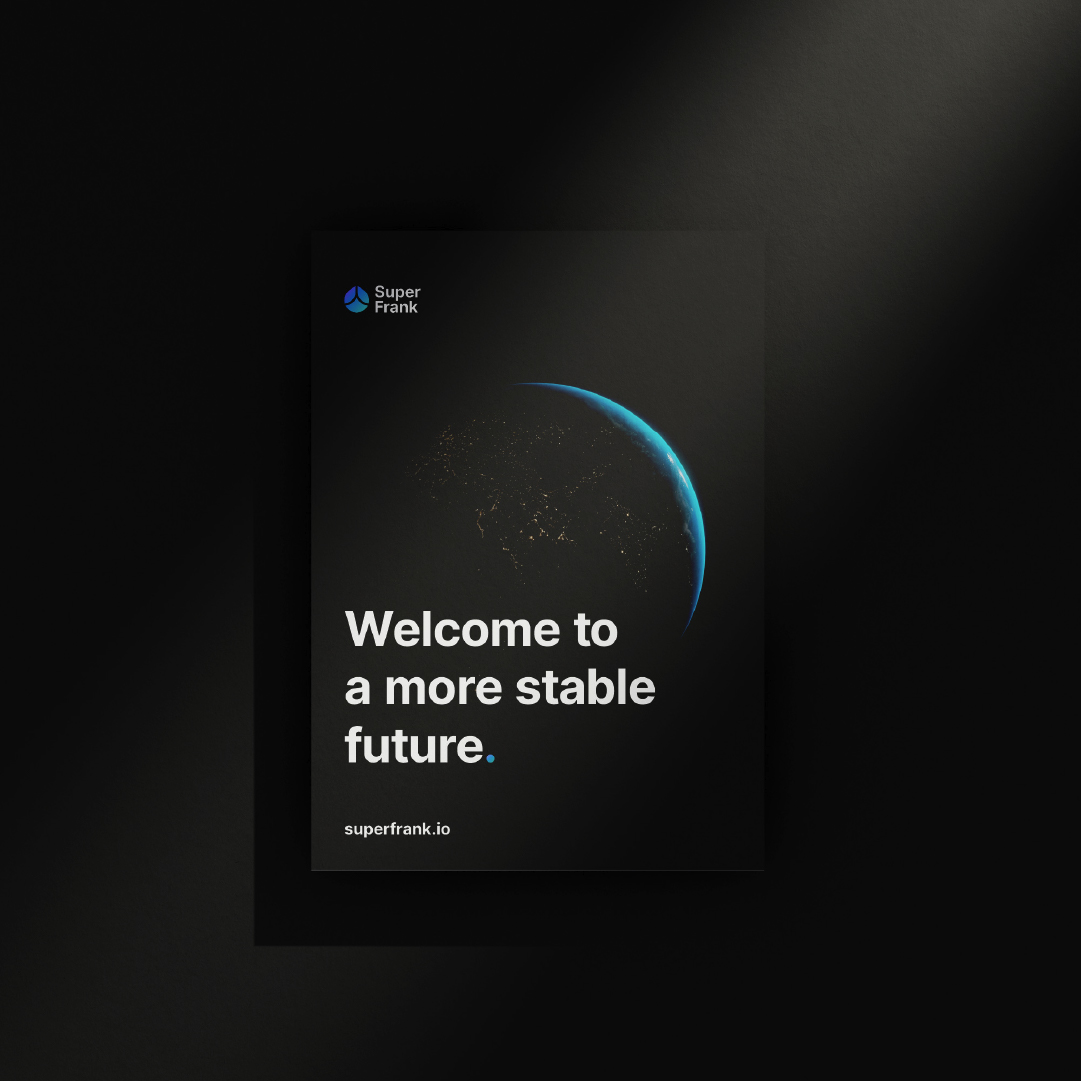 SuperFrank brand poster