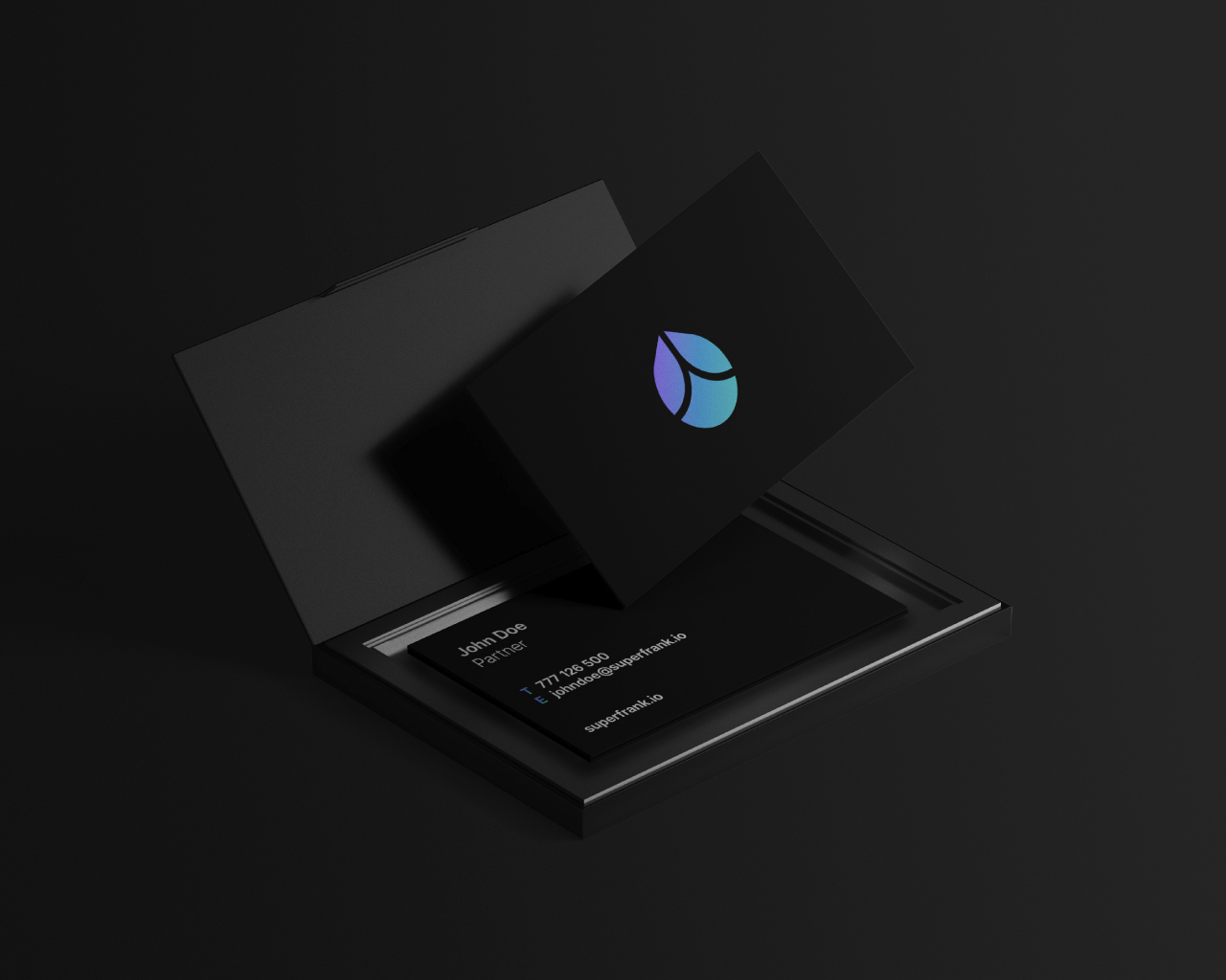 SuperFrank business card