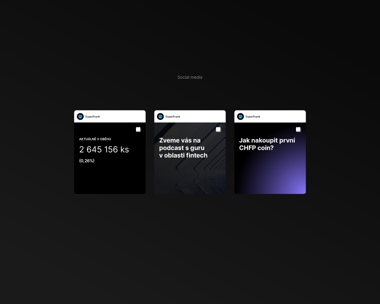 SuperFrank social media