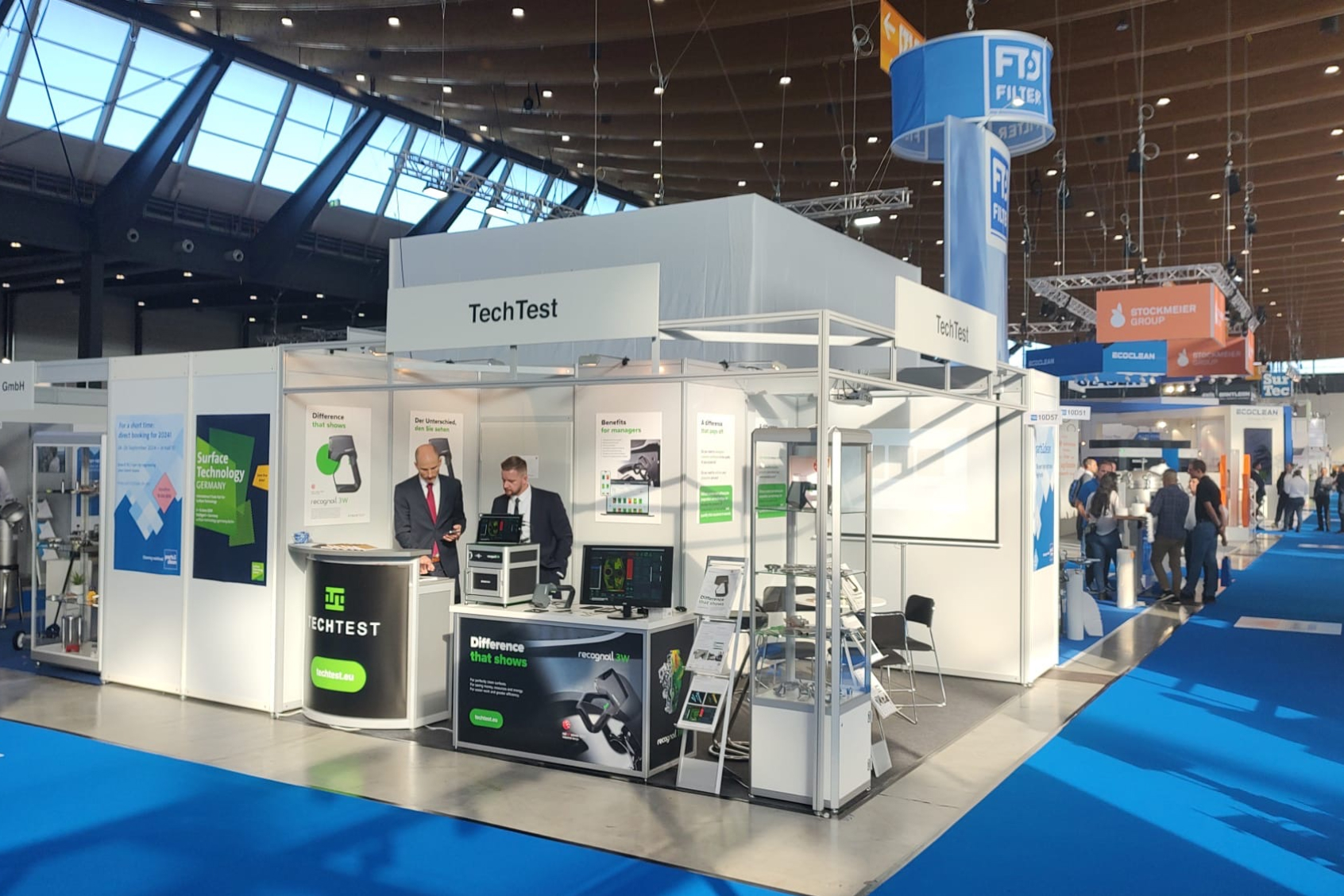 TechTest P2C event booth design