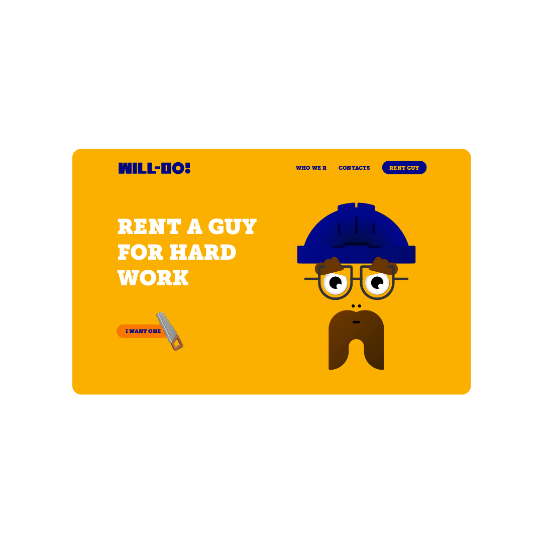 Will Do website hero